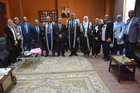 مناقشة رساله الدكتوراه للباحثة/ رحاب ممدوح سعد