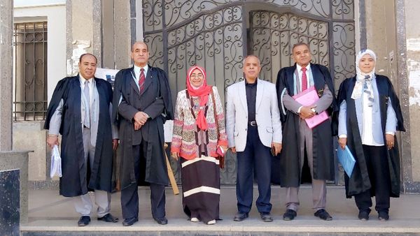 مناقشة رساله الدكتوراه للباحثة / عفاف لويس حلمى