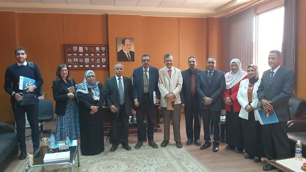 زيارة خبراء (مشروع مبادرة تميز المعلم ) لكلية التربية