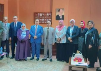 مناقشة رساله الدكتوراه للباحثة /مارينا رزق سامى