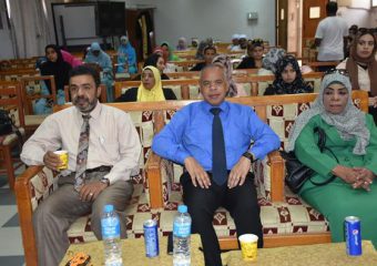 مناقشة رسالة الماجستير للباحثة/ ياسمين عبد الهادي حسن