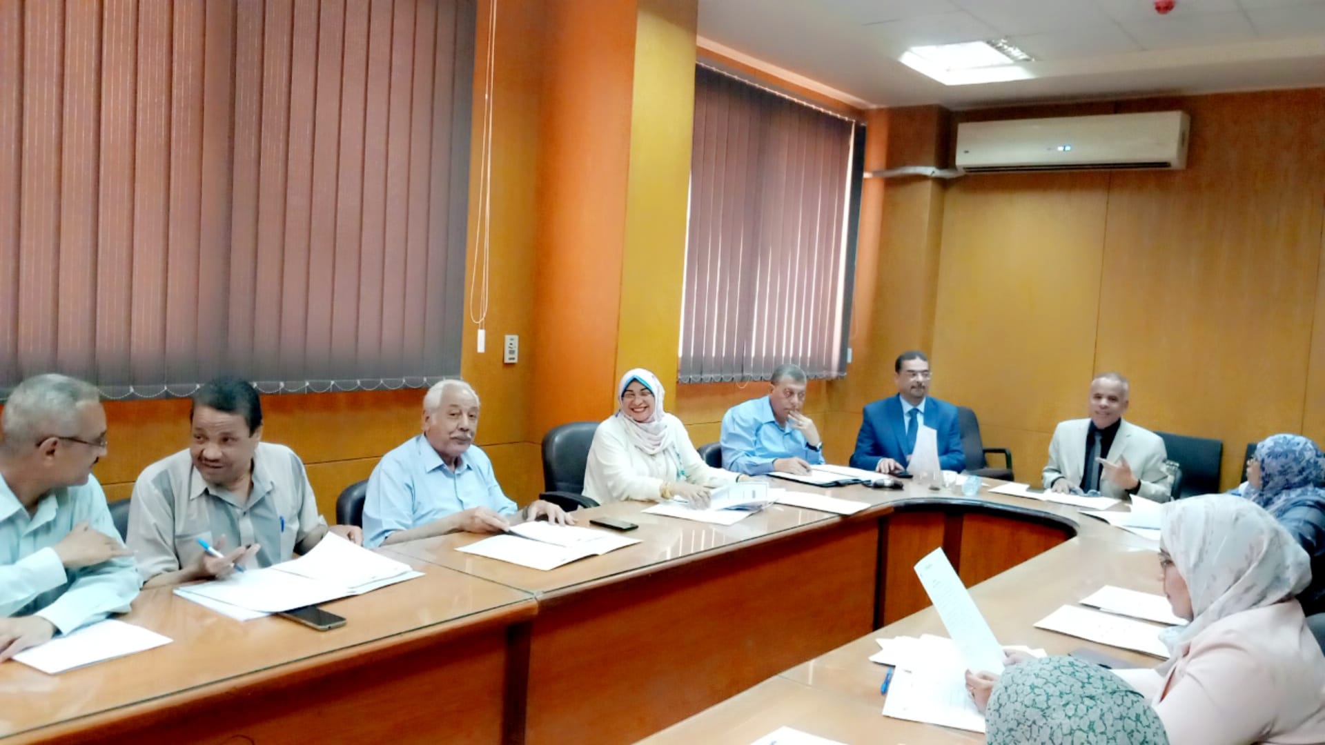 مجلس كلية التربية جامعة أسوان لشهر يونيو 2023