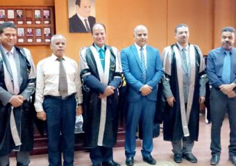 مناقشة رساله الدكتوراه للباحثة /أميرة عبد الغنى أحمد