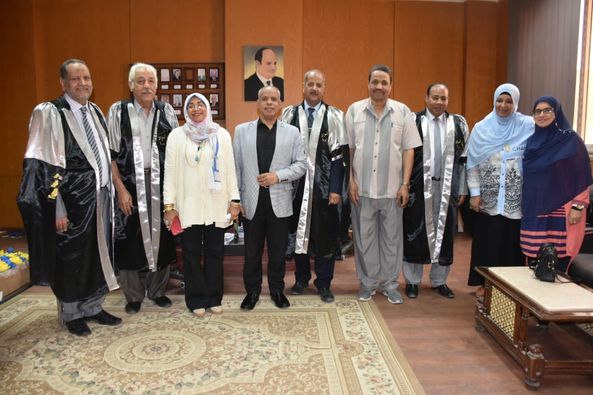 مناقشة رساله الدكتوراه للباحثة / هدى رمضان عبدالرازق