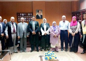 مناقشة رساله الماجستير للباحث / عبدالناصر ممدوح محمد