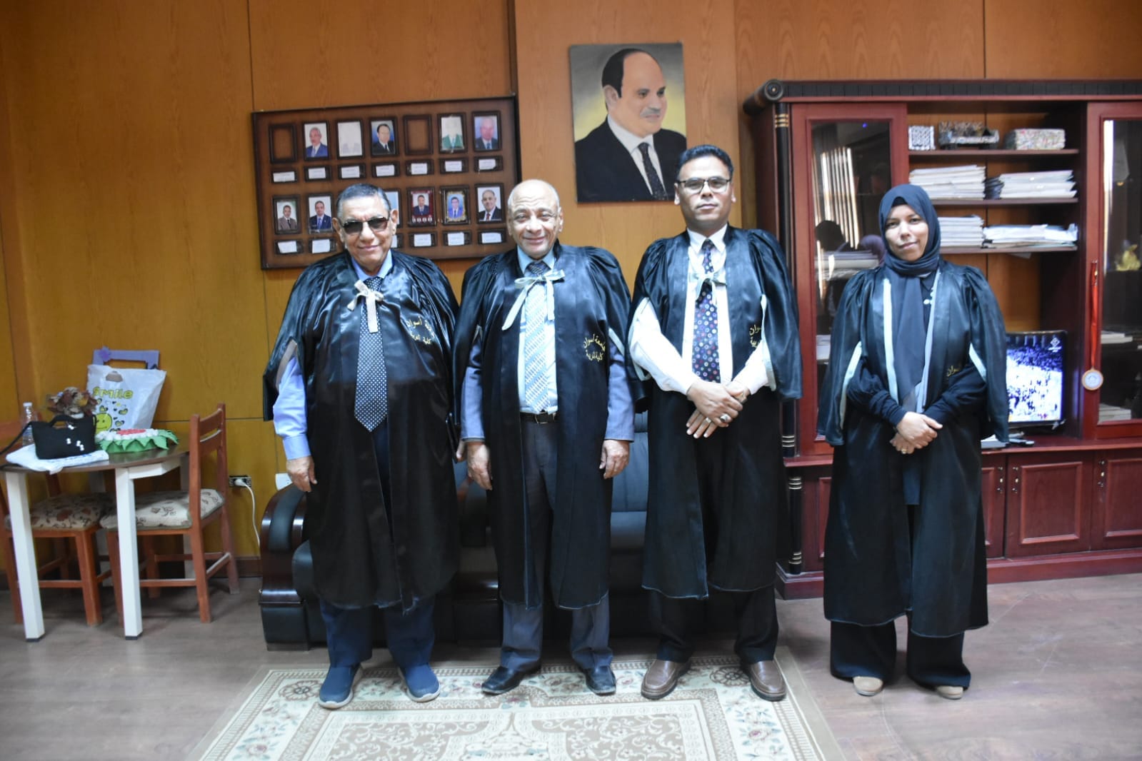 مناقشة رسالة الدكتوراه للباحث كمال أحمد ليثي محمدين