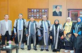 مناقشة رسالة الدكتوراة المقدمة من الباحثة/ نجاح محمد محمود في التربية (تخصص أصول التربية)