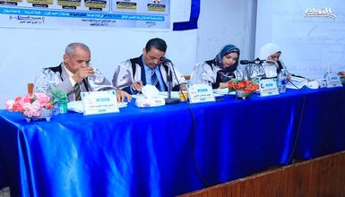 مناقشة رسالة الماجستير المقدمة من الباحث/ معمر عبد الراضي محمد إبراهيم في التربية (تخصص أصول التربية)