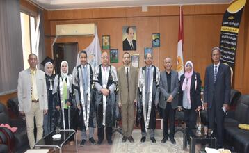 مناقشة رسالة الدكتوراة المقدمة من الباحثة/ أسماء حسين أحمد علي (تخصص أصول التربية)