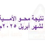 نتيجة محو الأمـية لشهر أبريل 2025