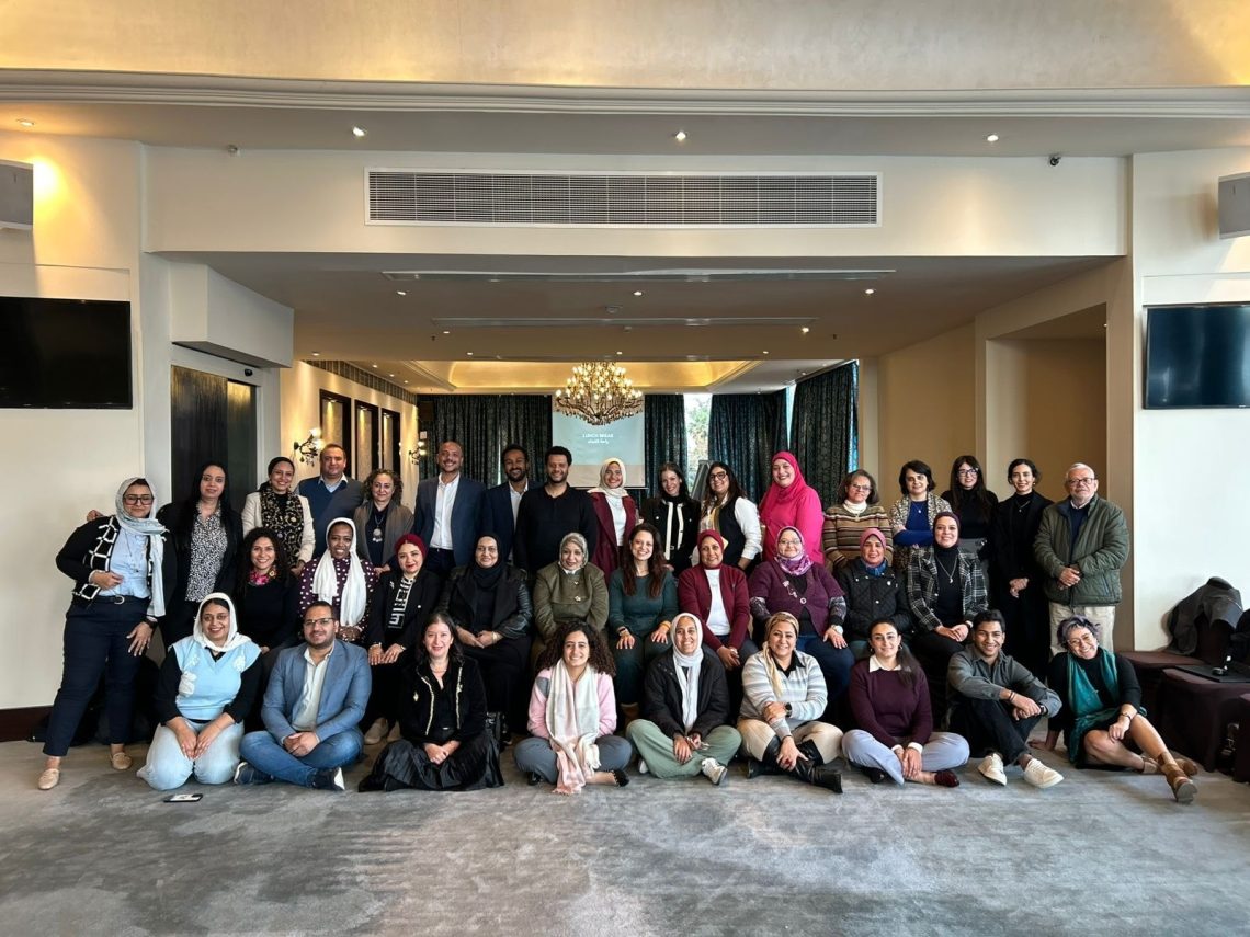 مشاركة وحدة مناهضة العنف ضد المرأة بجامعة اسوان في الحفل الختامي لمنظمة اوكسفام
